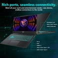 thumbnail image 6 of MSI Cyborg 15 Gaming Laptop, 15.6 FHD 144Hz, Intel i7-12650H, NVIDIA RTX 4060, 64GB DDR5, 4TB, W11H, 6 of 6