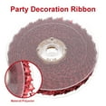 thumbnail image 2 of FUEENIRVA Red Polyester Ribbon Roll 59x0.6in for Wrapping, Crafts, Decorations and Party Supplies, 2 of 8