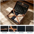 thumbnail image 2 of Travelhouse 3-Piece Hardside Spinner Carry on Luggage Set with TSA Lock and Travel Bag,Green, 2 of 7