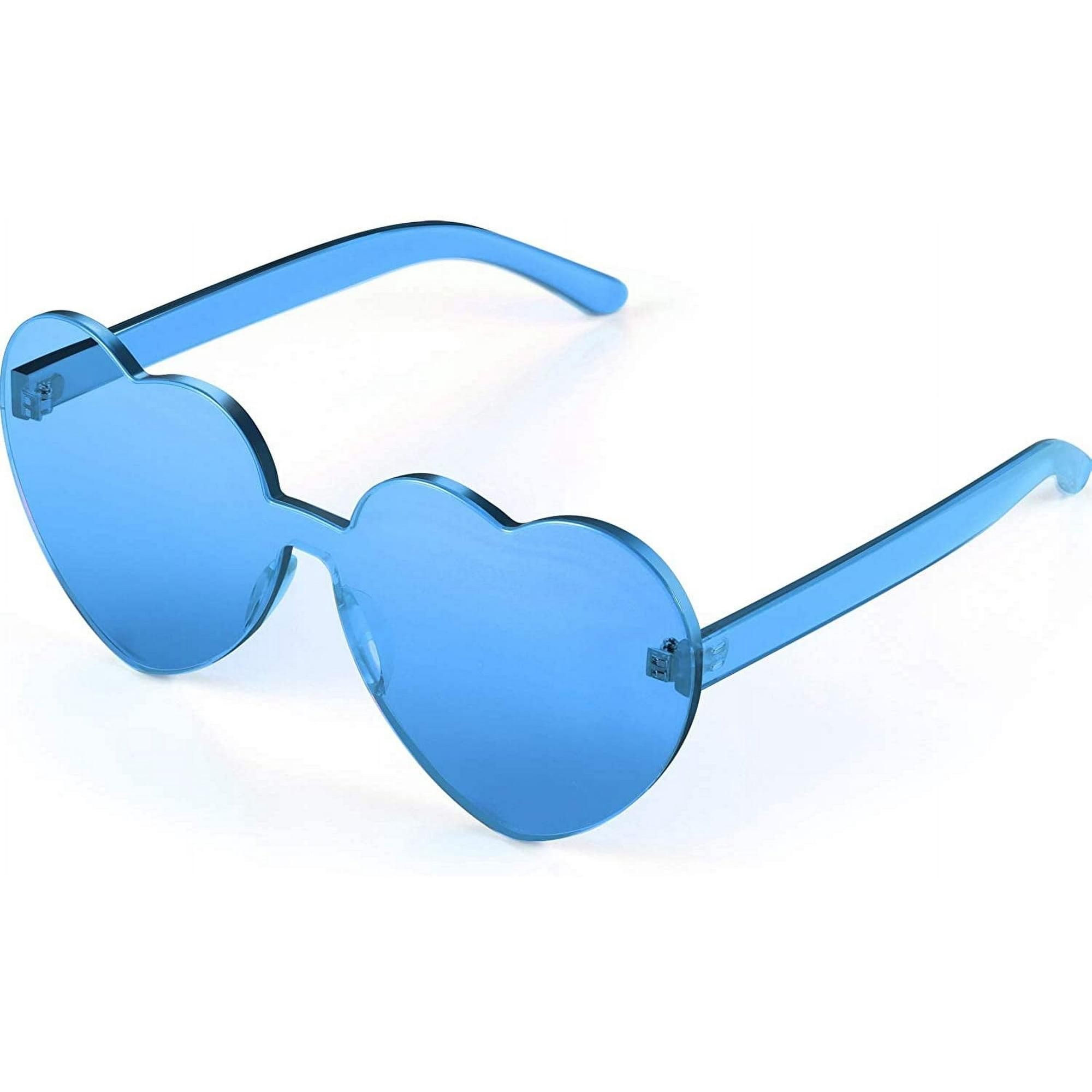 ３ラブ心 Candy Color Love Heart-shaped Sunglasses - Walmart.ca
