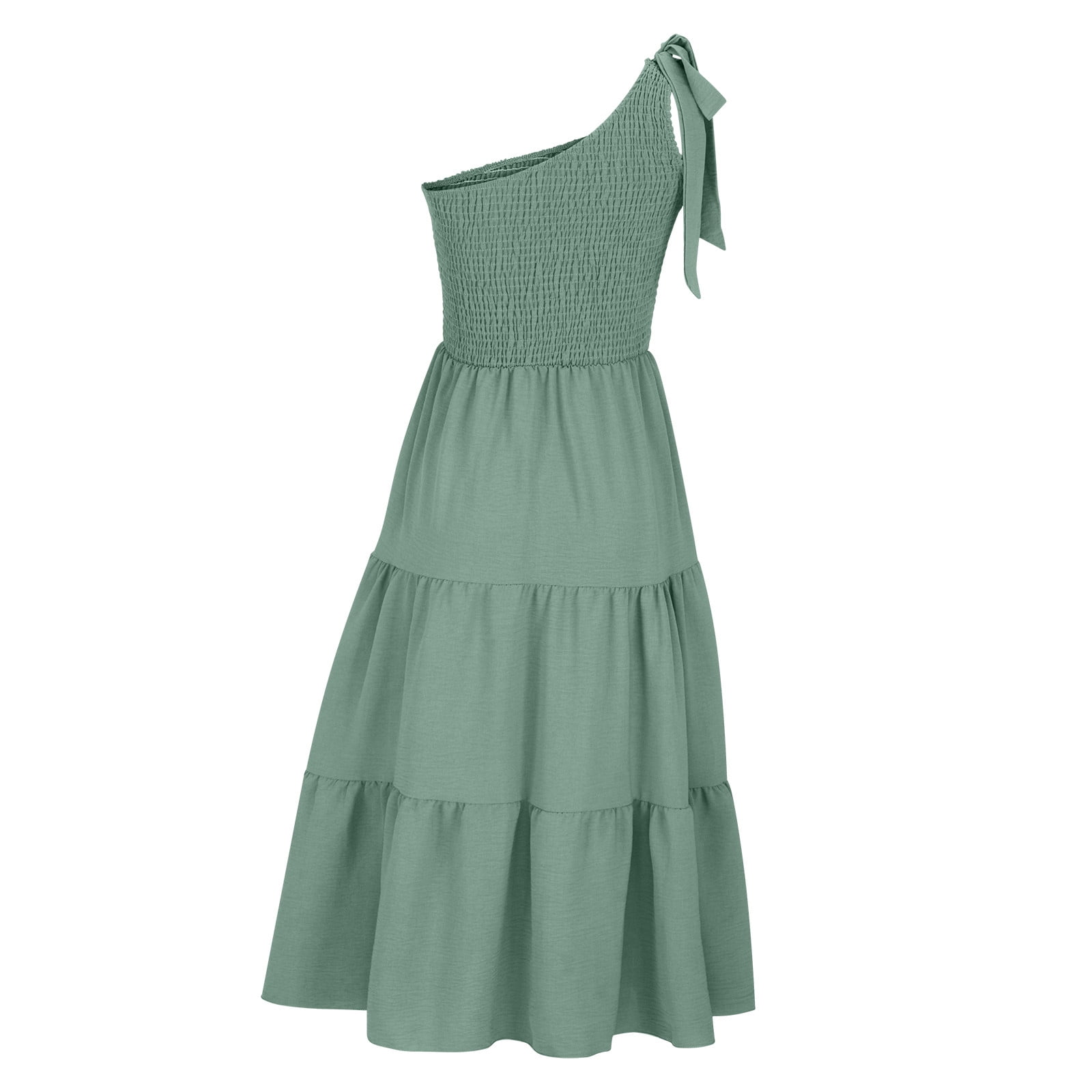 drop waist maxi dress green The Coco Dropped Waist Maxi Dress | Meshki main image 0