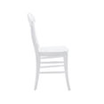 thumbnail image 5 of Linon Vance Wood Commercial Grade Set of Two Dining Chairs in White, 5 of 12