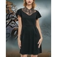 thumbnail image 2 of YAOBAOLE Halloween Women's Sexy Deep V Neck Dress Slim Bodycon Dress Midi Bodycon Party Dress 2XL, 2 of 5