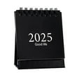 thumbnail image 5 of Comefolife Mini Desk Calendar, from July 2024 to December 2025 Mini Standing Calendar Tiny Desk Calendar Standing Flip Desktop Calendar for Home Office School (Black), 5 of 10