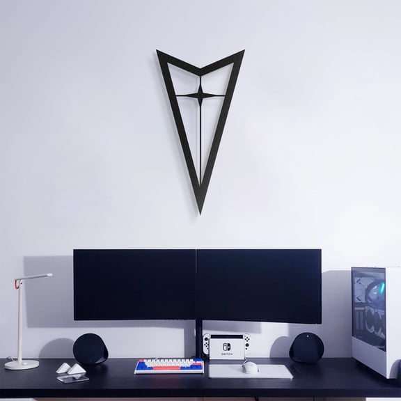 LaModaHome Pontiac Metal Car Emblem