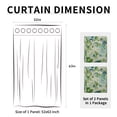 thumbnail image 6 of Easy-Going Blue Printed Grommet Blackout Curtain Pair, 52" x 63" (2 Panels), 6 of 7
