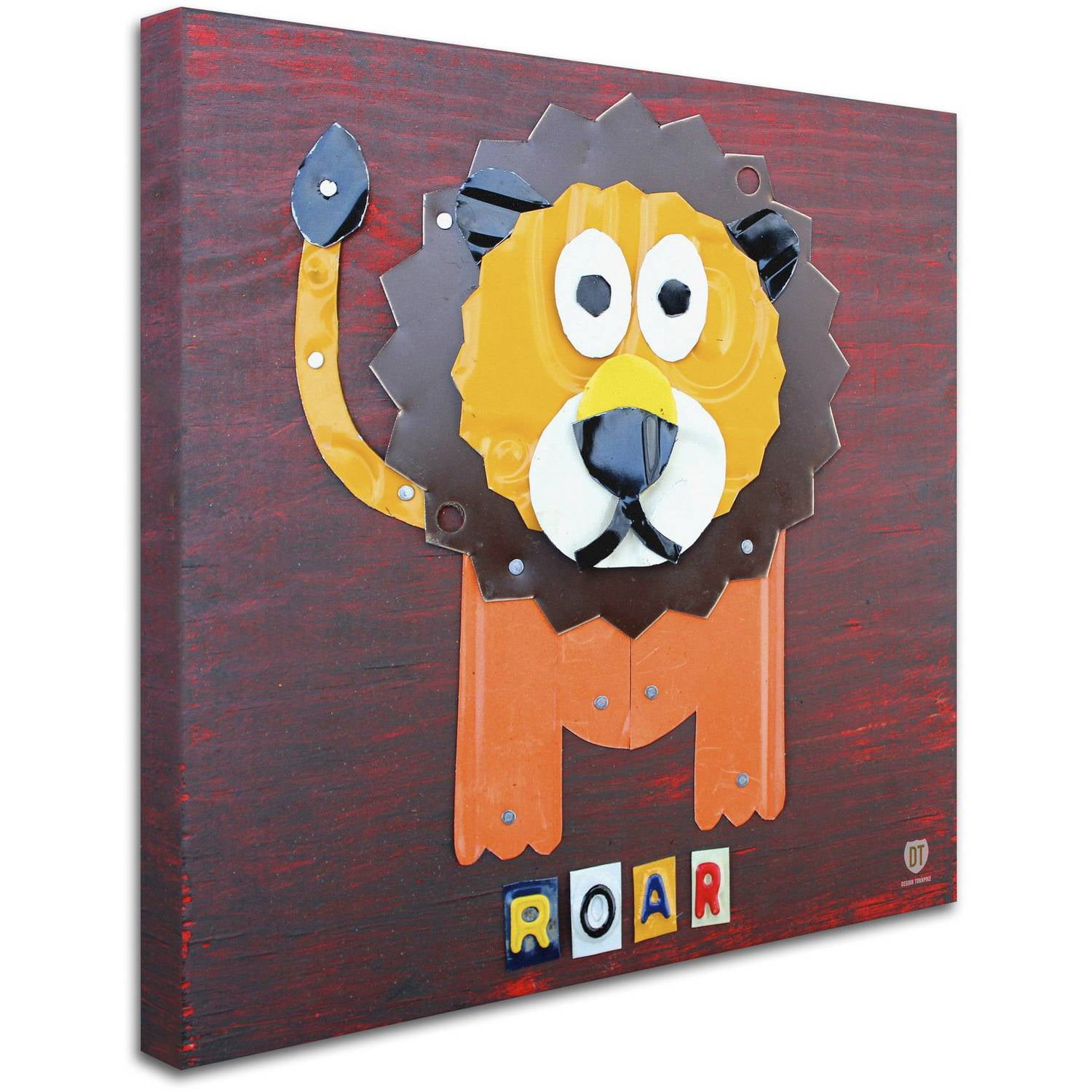 Trademark Fine Art 'Roar The Lion' Canvas Art by Design Turnpike