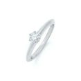 thumbnail image 4 of Tiffany & Co Round Cut Solitaire Diamond Engagement Ring 0.30cttw Size 4, 4 of 5