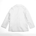 thumbnail image 6 of LYHaoo Girls Blazerss Jacket Long Sleeve Notched Collarss/Lapel Collarss With Inner Pocket Open Front Casual Kids Blazerss Suit Back To School Sizes 11-12 Years White, 6 of 6