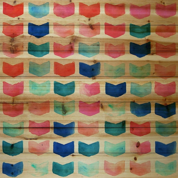 Marmont Hill Effective Space Pinewood Wall Art, 12" x 12"