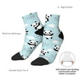 thumbnail image 6 of Rocae Cute Panda Bear for Premium Adult Socks,Comfortable, Breathable, and Durable Socks, Perfect for Everyday Wear, 6 of 7
