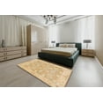 thumbnail image 4 of Ahgly Company Indoor Round Abstract Orange Abstract Area Rugs, 5' Round, 4 of 6