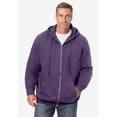 thumbnail image 3 of Kingsize Men's Big & Tall Fleece Zip-front Hoodie Jacket, 3 of 6