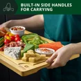 thumbnail image 3 of Royal Craft Wood Cutting Board Set For Kitchen, Wooden Cutting Boards With Handles, Multifunctional & Sustainable Bamboo Cutting Boards With Deep Juice Grooves, 3 of 10