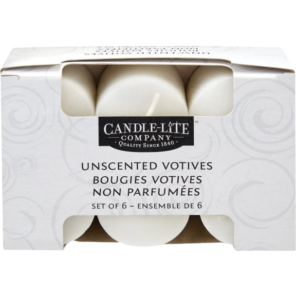 Candle-Lite Warmer Candles White 6 / Box