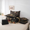thumbnail image 6 of Homewish Country Botanical Fungus 7-Piece Twin Bedding Sets,Spooky Gothic Skull Bedding Comforter Set,Rustic Mushroom Floral Sheet Sets For Girls,Ultra Soft Home Decor Reversible, 6 of 8