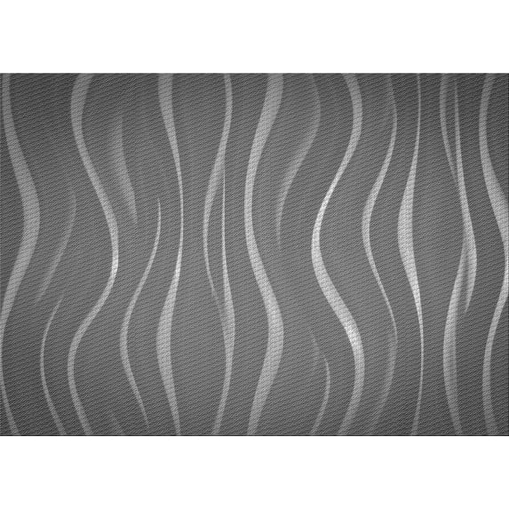 Ahgly Company Indoor Rectangle Patterned Gunmetal Gray Area Rugs, 8' x 12'
