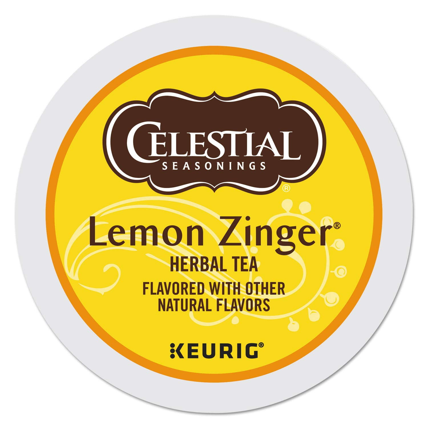 Celestial Seasonings Lemon Zinger Herbal Tea, KCup Portion Pack for
