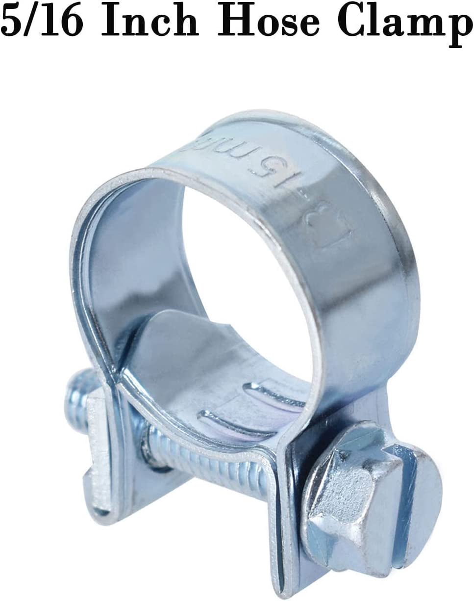 30Pcs Hose Clamps – 1/4, 5/16, 3/8 – Zinc Plated Carbon Steel, Cinch Ring Crimp Fittings 30Pcs Hose Clamps – 1/4, 5/16, 3/8 – Zinc Plated Carbon Steel, Cinch Ring Crimp Fittings