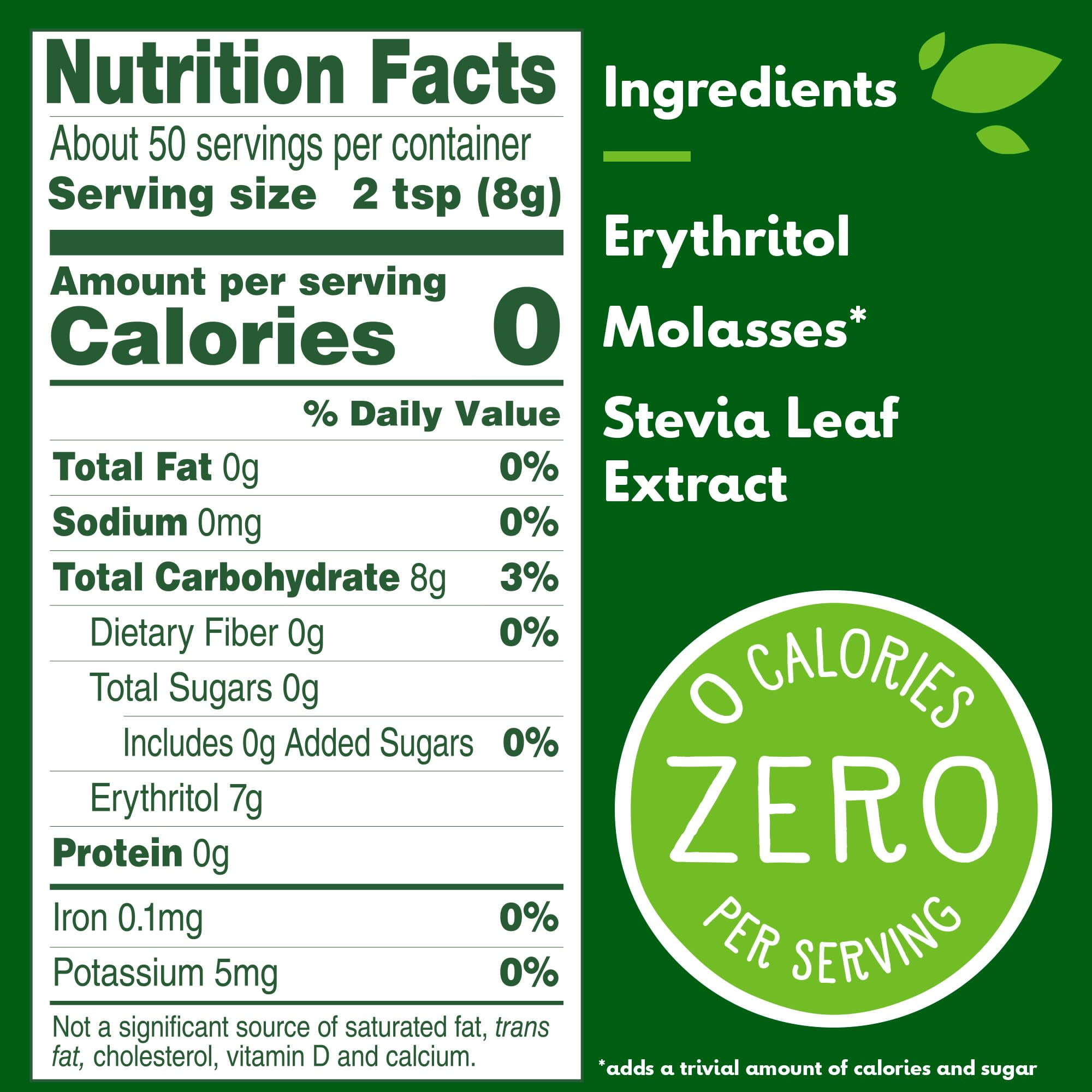 Truvia® Sweet Complete® Stevia Leaf Brown with a hint of Molasses, 14oz Bag