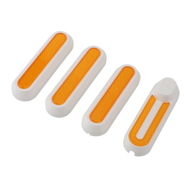Scooter Reflective Strip,ABS Material Strip Portable Universal Electric Scooter Reflector Three Colour for M365 PRO 1S PRO2 MI3 Models