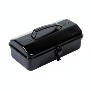 Predolo Boîte à outils en métal Boîte à outil en métal multi-usages DIY Enthousiastes, Mécaniciens, Voiture, Garage, Site d'emploi, Noir, 280