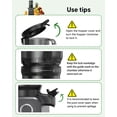 thumbnail image 4 of VVAKAM Juicer Machines, Cold Press Juicer with 4.4'' Large Feed Chute Fit Whole Vegetables & Fruits, Masticating Juicer Machines, Easy to Clean, High, 4 of 9