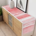 thumbnail image 4 of Pink Ombre Table Runner - 48 Inch Long, Kitchen Dining Table Runner Dresser Scarves, Modern Abstract Art Farmhouse Farmhouse Decor for Coffee Tables Wedding Party Banquet, 4 of 8