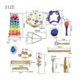 thumbnail image 5 of Instruments de Musique avec Sac de Transport, Ensemble de Jouets de Percussion Musicale avec Xylophone, Tambourin, 5 of 5