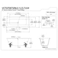 thumbnail image 7 of Aqua Eden VCTQ7D6732NLW 67-Inch Cast Iron Rectangular Double Ended Clawfoot Tub (7-Inch Faucet Drillings) in White, 7 of 7