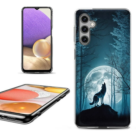 OneToughShield ® for Samsung Galaxy A14 5G Phone Case, Fashion Cover Case - Wolf Moon