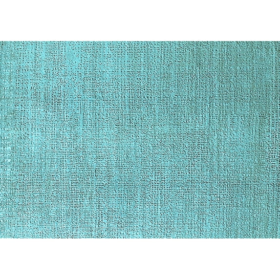 Ahgly Company Indoor Rectangle Oriental Light Blue Industrial Area Rugs, 6' x 9'