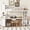 White, variant on URTR Queen Size Metal Loft Bed with L-shaped Desk and Stairs, Bed Frame with Wardrobe, Storage Cubes and Shelves, Space Saving Loft Bed