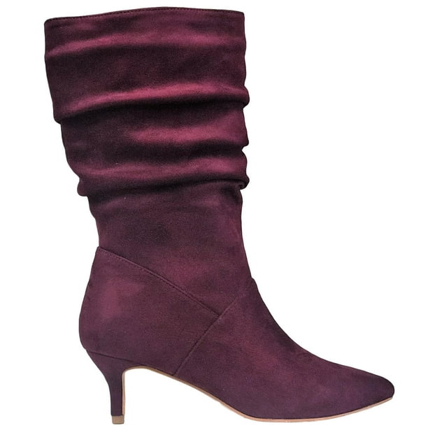 mid calf slouchy boot