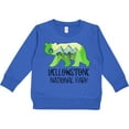thumbnail image 2 of Inktastic Yellowstone National Park Mountains and Bear Shape Toddler Sweatshirt, 2 of 4