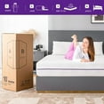 thumbnail image 5 of Lavender Soft & Firm Dual Sides Flippable Mattress 6 Inch Twin Mattress,Gel Infused Memory Foam Mattress,Bamboo Charcoal,One Mattress with Two Firmness, 5 of 5