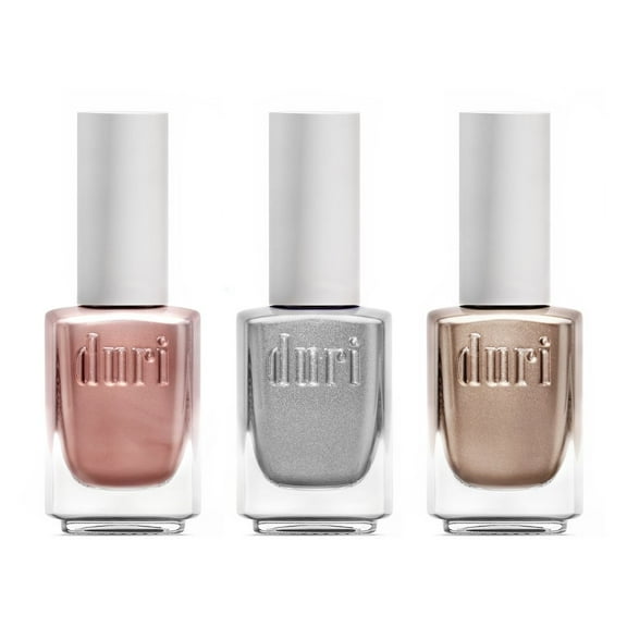 Duri Nail Polish Gift Set, Triple Gold, 3 Pcs. 0.5 fl oz each
