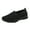 Black, variant on YLYL Womens Knit Sneakers Slip on Lightweight Non Slip Comfortable Casual Breathable Mesh Walking Tennis Shoes