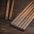 thumbnail image 2 of 10 Pairs Wooden Unpainted Restaurant Hotel Household Kitchen Chopsticks Cutlery, 2 of 4