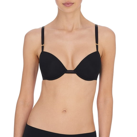 Natori Womens Luminous Demi Contour Underwire Black 32B One Size