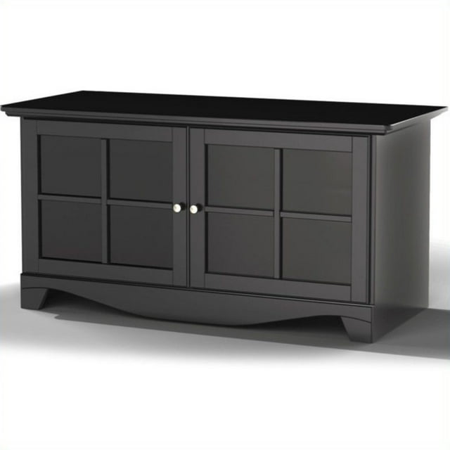 Atlin Designs 49" Meuble de Télévision en Noir avec Portes