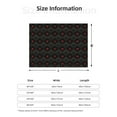 thumbnail image 5 of Yiaed Red Poker Print Blanket Throw Blanket Soft Cozy Flannel Blanket for Home Bed Sofa Couch Chair-80"x60", 5 of 6