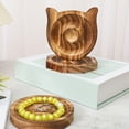 thumbnail image 4 of BAETEUY Wooden Bracelet Holder Round Square Rectangle Rustic Heavy Duty Solid Wood Beaded Bracelet Bangle Jewelry Organizer Display Stand Plate, 4 of 8