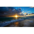 thumbnail image 2 of Davis, Lizzy 18x12 White Modern Wood Framed Museum Art Print Titled - Sunrise Over Miami Beach, 2 of 4