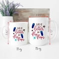 thumbnail image 4 of Life Is Better In Flip Flops Quote Ceramic Coffee Mug 11oz, Ceramic Novelty Coffee Mugs 11oz, 15oz Mug, Tea Cup, Gift Present Mug For Birthday, Christmas Thanksgiving Festival, 4 of 4