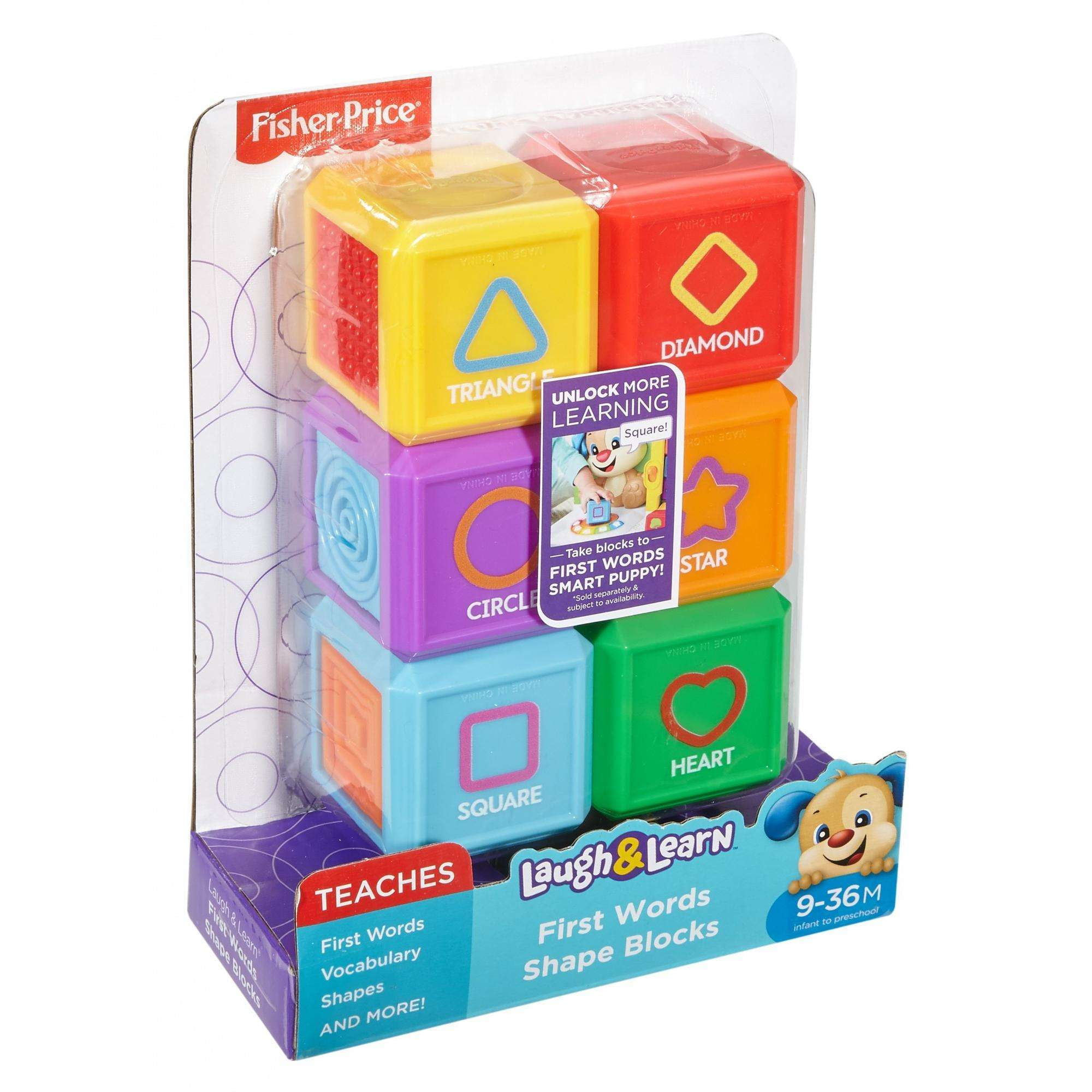 fisher price laugh and learn first words blocks