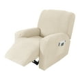 thumbnail image 1 of Amdohai Housse Extensible pour Fauteuil Inclinable en 4 Pcs Séparées Maison Chambre Salon, 1 of 6