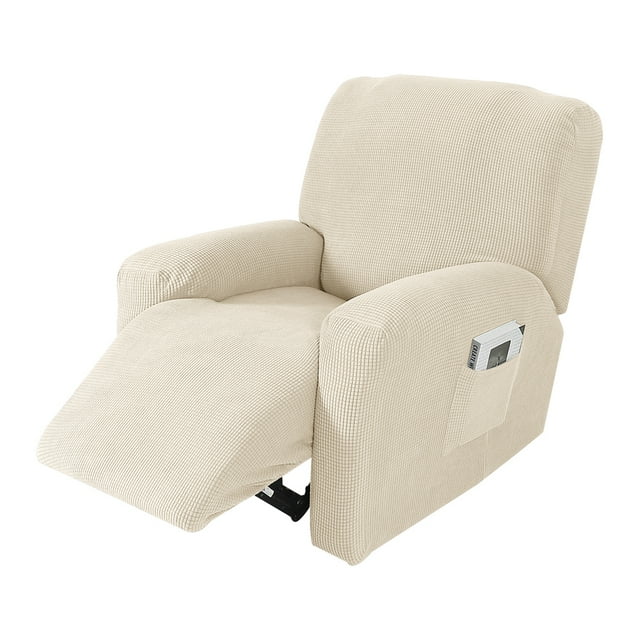 Amdohai Housse Extensible pour Fauteuil Inclinable en 4 Pcs Séparées Maison Chambre Salon