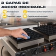 thumbnail image 4 of Maquina Mini Hotcakes Gutstark Doble Parrilla 50pz Teflon Antiadherente Uso Comercial Negocio, 4 of 9