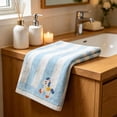 thumbnail image 6 of Byujiro Striped Hand Towel Soft Absorbent Towel with Cute Embroidery, Thick Plush Lint-Free Face Towel, Durable Fade-Resistant Towel for Kids & Adults, Ideal for Bathroom & Daily Use, 6 of 6